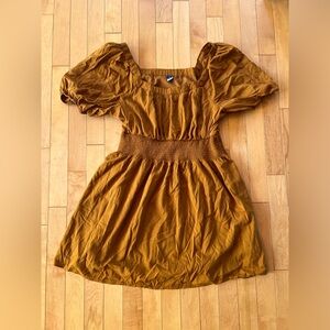 Old Navy Golden Brown Color stretch dress
